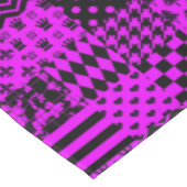 Nappe Conception de Patchwork Motifs mélangés violet noi (Angle)
