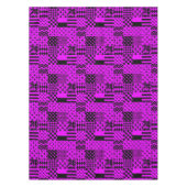 Nappe Conception de Patchwork Motifs mélangés violet noi (Devant)