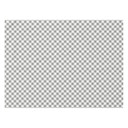 Nappe Conception de plaid gris et blanc (Devant (Horizontal))