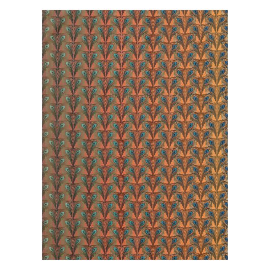 Nappe Conception de plumes Great Gatsby art déco (Devant)