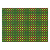 Nappe Conception de pois verts rouges jaunes (Devant (Horizontal))