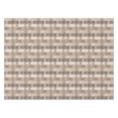 Nappe Conception de rayures papillon de terre neutre bro (Devant (Horizontal))