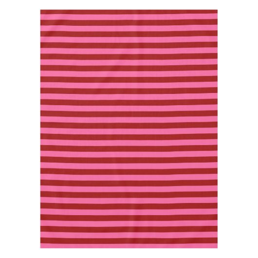 Nappe Conception de rayures rose rouge bordeaux (Devant)