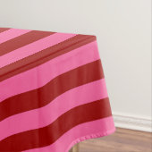 Nappe Conception de rayures rose rouge bordeaux (In Situ)