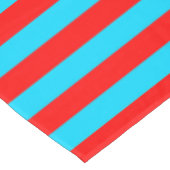 Nappe Conception de rayures rouges et bleues (Angle)