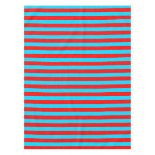 Nappe Conception de rayures rouges et bleues
