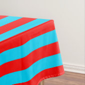 Nappe Conception de rayures rouges et bleues (In Situ)