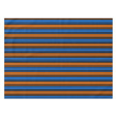 Nappe Conception de rayures verticales bleu orange bleu  (Devant (Horizontal))