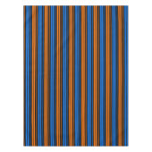 Nappe Conception de rayures verticales bleu orange bleu  (Devant)