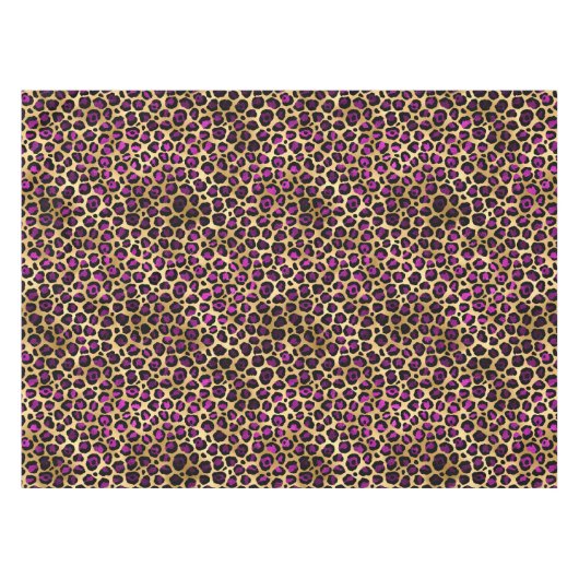 Nappe Conception de série Leopard violet et or 4 (Devant (Horizontal))