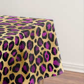 Nappe Conception de série Leopard violet et or 4 (In Situ)
