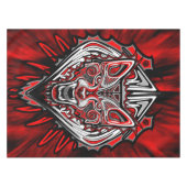 Nappe Conception de totem tribal Haida de loup (Devant (Horizontal))