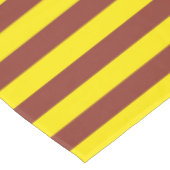 Nappe Conception des rayures jaunes et Brown (Angle)
