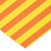 Nappe Conception des rayures orange et jaune (Angle)