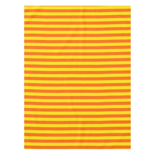 Nappe Conception des rayures orange et jaune (Devant)