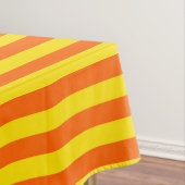 Nappe Conception des rayures orange et jaune (In Situ)