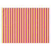 Nappe Conception des rayures pourpre et jaune (Devant (Horizontal))