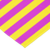 Nappe Conception des rayures pourpre et jaune (Angle)
