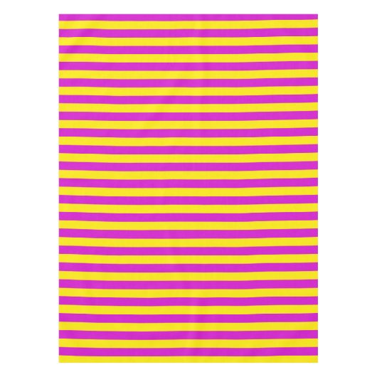 Nappe Conception des rayures pourpre et jaune (Devant)