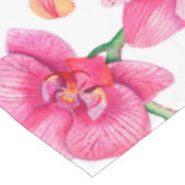 Nappe Conception d'orchidées à l'aquarelle 2 (Angle)