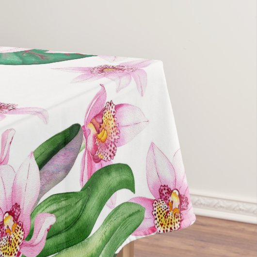 Nappe Conception d'orchidées à l'aquarelle 30 (In Situ)
