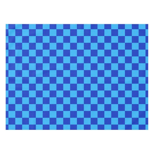 Nappe Conception du vérificateur bleu clair et foncé (Devant (Horizontal))