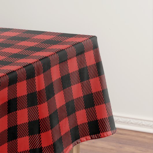 Nappe Conception en carton rouge et noir (In Situ)