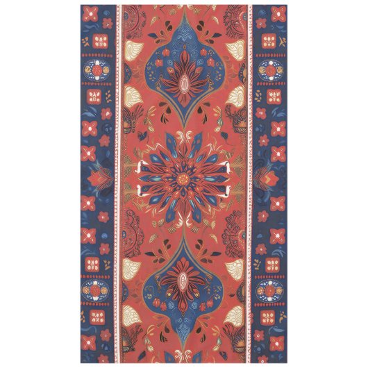 Nappe Conception ethnique serbe sans couture 2 60x104 (Devant)