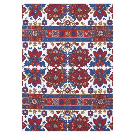 Nappe Conception ethnique serbe sans couture 60x84 (Devant)