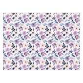 Nappe Conception florale délicate avec feuilles de lavan (Devant (Horizontal))