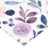 Nappe Conception florale délicate avec feuilles de lavan (Angle)
