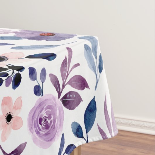 Nappe Conception florale délicate avec feuilles de lavan (In Situ)