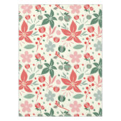 Nappe Conception florale lumineuse avec feuilles vertes  (Devant)