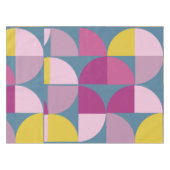 Nappe Conception géométrique du milieu du siècle Bleu ja (Devant (Horizontal))