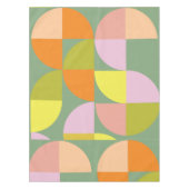 Nappe Conception géométrique du milieu du siècle Vert ro (Devant)