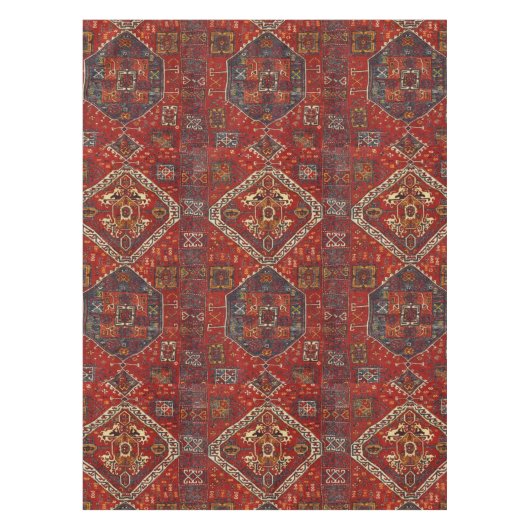 Nappe Conception orientale de couverture dans rouge (Devant)