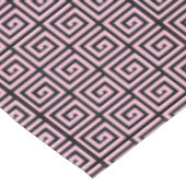 Nappe Conception principale grecque - rose et noir (Angle)