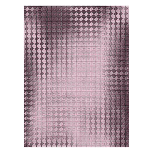 Nappe Conception principale grecque - rose et noir (Devant)