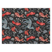 Nappe Conceptions de motifs floraux de style art populai (Devant (Horizontal))