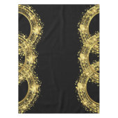Nappe Confetti de Parties scintillant d'or dans la ronde (Devant)