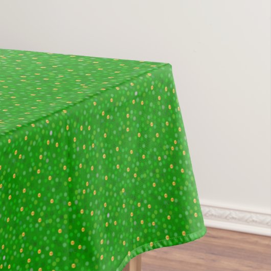 Nappe Confetti vert éclatant avec accent or (In Situ)