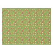Nappe confettis verts rouges de Noël de parties (Devant (Horizontal))