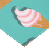 Nappe Congés gaufres crème glacée et motif de yaourt con (Angle)