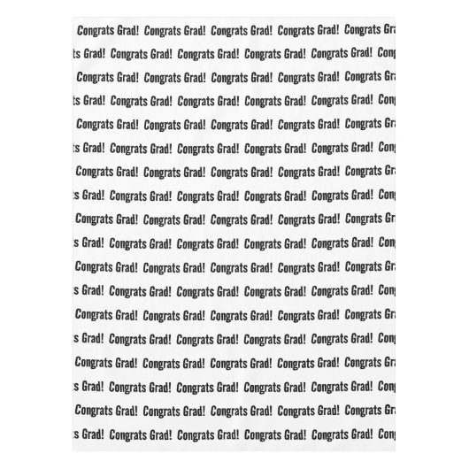 Nappe Congrats Modernes Personnalisés Grad Grad Graduati (Devant)