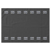 Nappe Connexion moderne Silver Aquarius Zodiac Snake (Devant (Horizontal))
