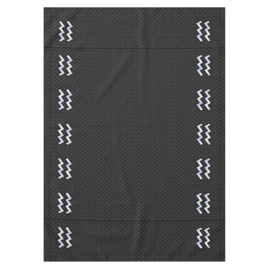 Nappe Connexion moderne Silver Aquarius Zodiac Snake (Devant)