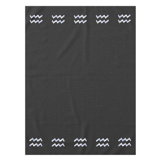 Nappe Connexion moderne Silver Aquarius Zodiac Snake (Devant)