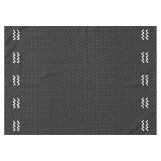 Nappe Connexion moderne Silver Aquarius Zodiac Snake (Devant (Horizontal))