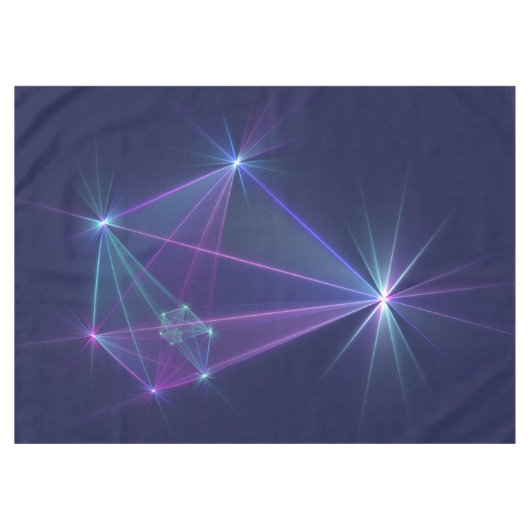 Nappe Constellation, Art Fractal Abstrait Imaginaire (Devant (Horizontal))