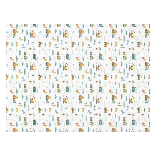 Nappe Construction Camion Anniversaire Décor (Devant (Horizontal))